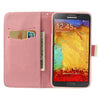 Bracevor Cute Owls Design Wallet Leather Case for Samsung Galaxy Note 3 Neo d
