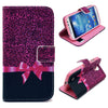 Bracevor Rose Bowknot Wallet Leather Flip Case Cover for Samsung Galaxy Note 3 Neo