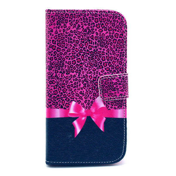 Bracevor Rose Bowknot Wallet Leather Flip Case for LG Google Nexus 5