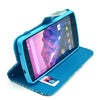 Bracevor Eiffel Design Wallet Leather Flip Case Cover for LG Google Nexus 5