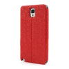 Window View Oracle grain Leather case for Samsung Galaxy Note 3 - Red2