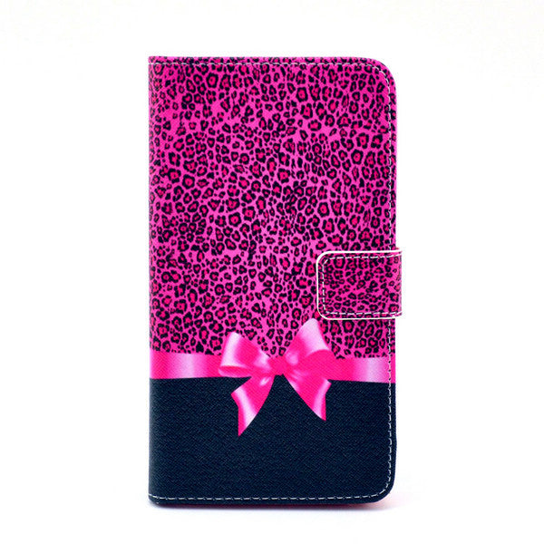 Bracevor Rose Bowknot Wallet Leather Flip Case for Samsung Galaxy Note 3