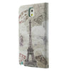 Bracevor Eiffel Tower Design Wallet Leather Flip Case for Samsung Galaxy Note 3