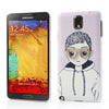 Bracevor Charming Boy with 3D glasses Hard Back Case Cover for Samsung Galaxy Note 3 