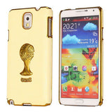 Brazil Soccer World Cup Commemorative Edition PC Hard case for Samsung Galaxy Note 3 (Light Yellow)