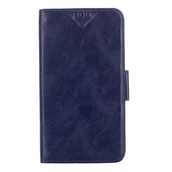 Bracevor Executive Leather Wallet Case for Samsung Galaxy Note 2 - Navy Blue