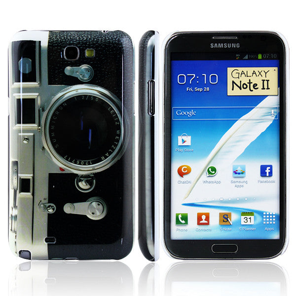 Bracevor Classic Camera Design Hard Back Case for Samsung Galaxy Note 2 N7100