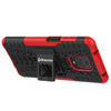 Bracevor Shockproof Xiaomi Redmi Note 9 Pro | Note 9 Pro Max | Poco M2 Pro Hybrid Kickstand Back Case Defender Cover - Red