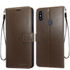 Bracevor Xiaomi Redmi Note 6 Pro Flip Cover Case | Premium Leather | Inner TPU | Foldable Stand | Wallet Card Slots - Executive Brown