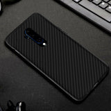 Bracevor Karbon Back Cover for Oneplus 7T Pro / One Plus 7T Pro Bumper Case | Hybrid PC+TPU | Sleek Design - Black