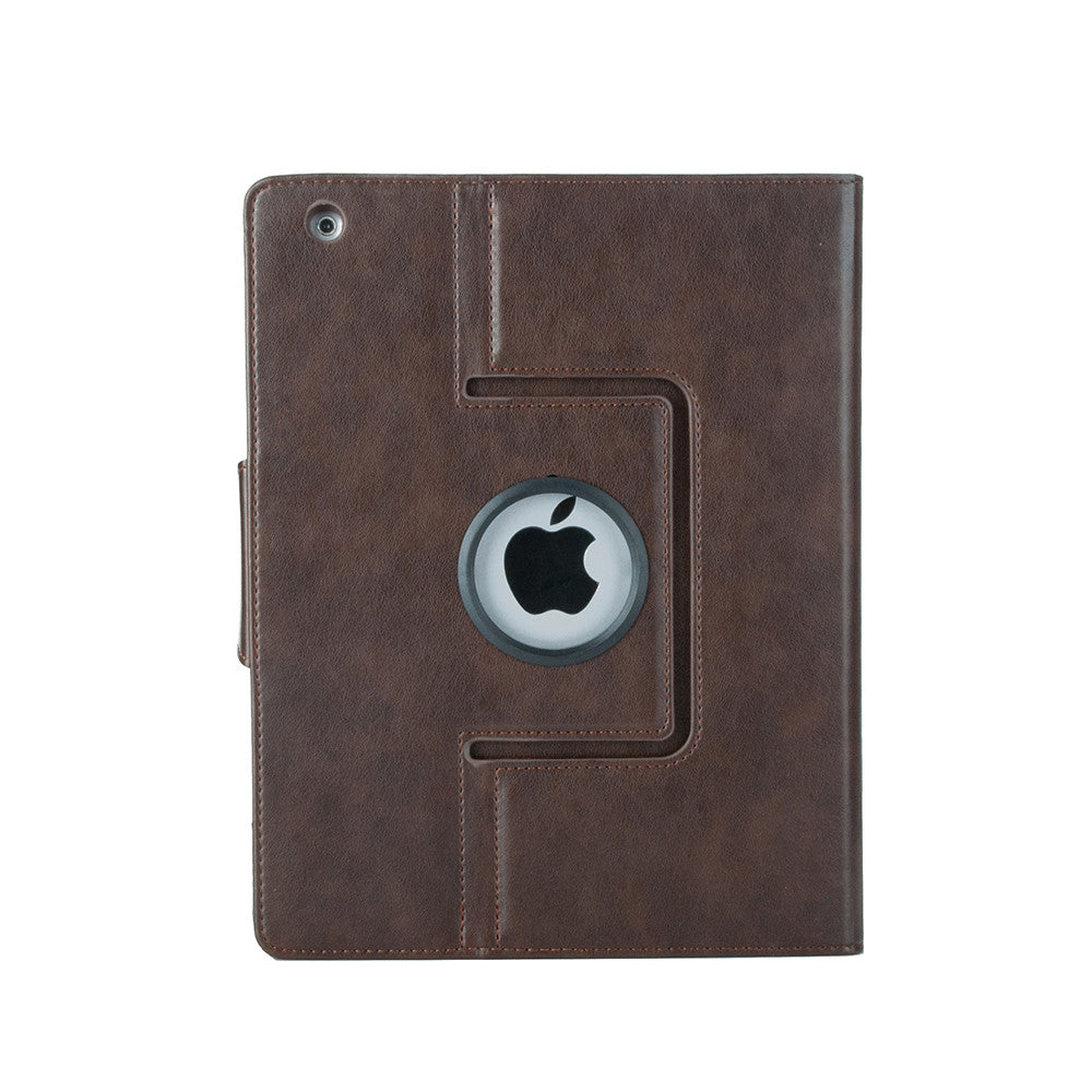 Premium Smart Leather Case for Apple iPad 2, iPad 3, iPad 4 - Executive Brown