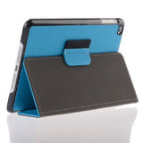 Smart Leather Case with stylus holder for iPad mini 2 with Retina Display (Blue)