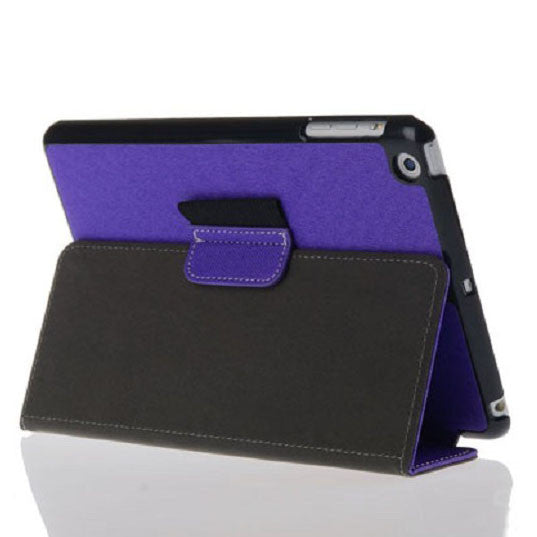Bracevor Smart Leather Case with stylus holder for iPad mini 2 with Retina Display (Purple)