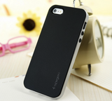Neo Hybrid Bumper Back Case for Apple iPhone 5 5s - Silver