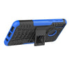 Bracevor Shockproof Realme 3 | 3i Hybrid Kickstand Back Case Defender Cover - Blue