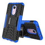 Bracevor Shockproof Xiaomi Redmi 5 Hybrid Kickstand Back Case Defender Cover - Blue