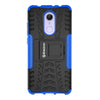 Bracevor Shockproof Xiaomi Redmi 5 Hybrid Kickstand Back Case Defender Cover - Blue