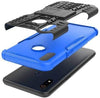 Bracevor Shockproof Realme 3 | 3i Hybrid Kickstand Back Case Defender Cover - Blue