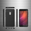 Bracevor Back Cover for Xiaomi redmi Note 4 (Black) | Brushed Texture | Rugged Armor Cover