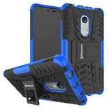 Bracevor Shockproof Xiaomi redmi note 4 Hybrid Kickstand Back Case Defender Cover - Blue