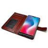 Bracevor Xiaomi Redmi 10 Prime Flip Cover Case | Premium Leather | Inner TPU | Foldable Stand | Wallet Card Slots - Executive Brown
