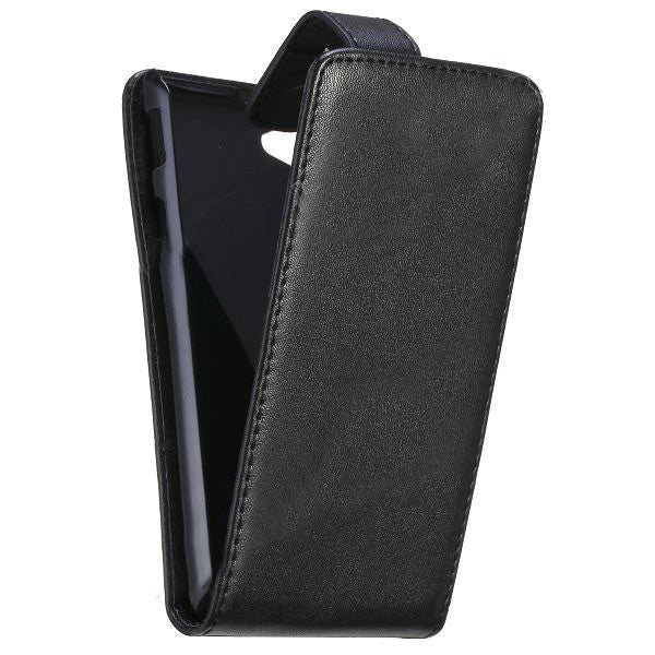 Bracevor Magnetic Leather Vertical  Flip Case for Sony Xperia L - Black