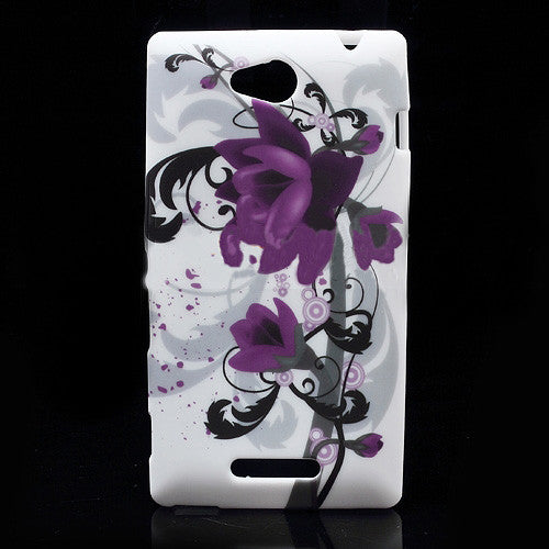 Bracevor Floral design hard back case cover for Sony Xperia C S39h