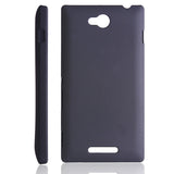 Matte Sand Hard Case for Sony Xperia C S39h - Black