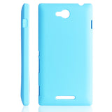 Matte Sand Hard Case for Sony Xperia C S39h - Blue