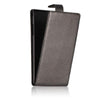 Bracevor Vertical Leather Flip Case Cover for Sony Xperia T2 Ultra - Black