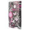 Bracevor Floral Design Wallet Leather Flip Case Cover for Sony Xperia T2 Ultra