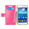 Bracevor Stylish Leather Wallet Case Cover for Samsung Galaxy Grand Neo i9060 and Grand Duos i9082 - Pink