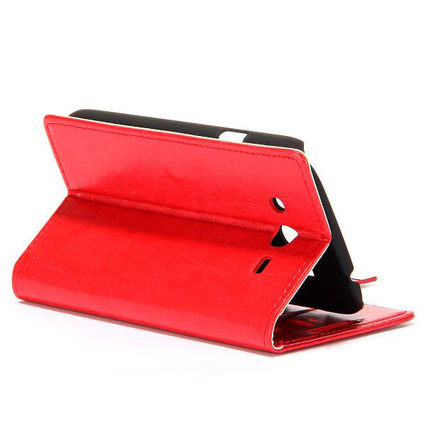 Bracevor Stylish Leather Wallet Case Cover for Samsung Galaxy Grand Neo i9060 and Grand Duos i9082