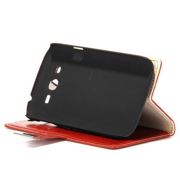 Bracevor Stylish Leather Wallet Case Cover for Samsung Galaxy Grand Duos i9082