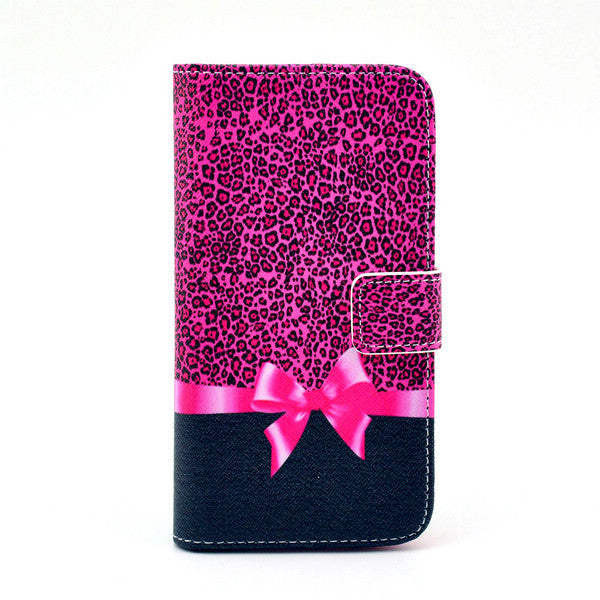 Bracevor Rose Bowknot Wallet Leather Flip Case for Samsung Galaxy S3 I9300