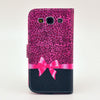 Bracevor Rose Bowknot Wallet Leather Flip Case for Samsung Galaxy S3 I9300