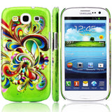 Floral Designer Green Crystal Back case for Samsung Galaxy S3 I9300