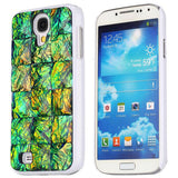 Sparkling Diamond split stone Hard Back Case for Samsung Galaxy S4 i9500 i9505 i9508 (Green)