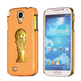 Brazil Soccer World Cup Commemorative Edition PC Hard case for Samsung Galaxy S4 I9500 (Orange)