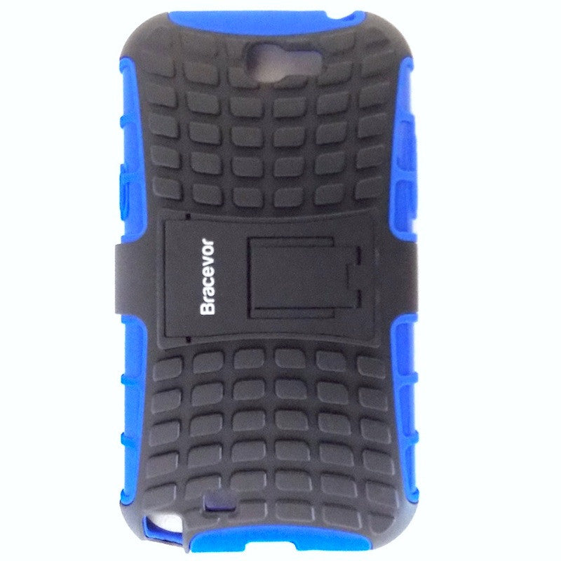 Bracevor Rugged Armor Hybrid Kickstand Case Cover for Samsung Galaxy Note 2