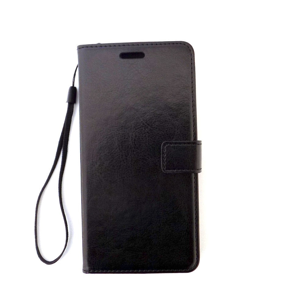Bracevor Samsung Galaxy A7 Wallet Leather Case Cover Black