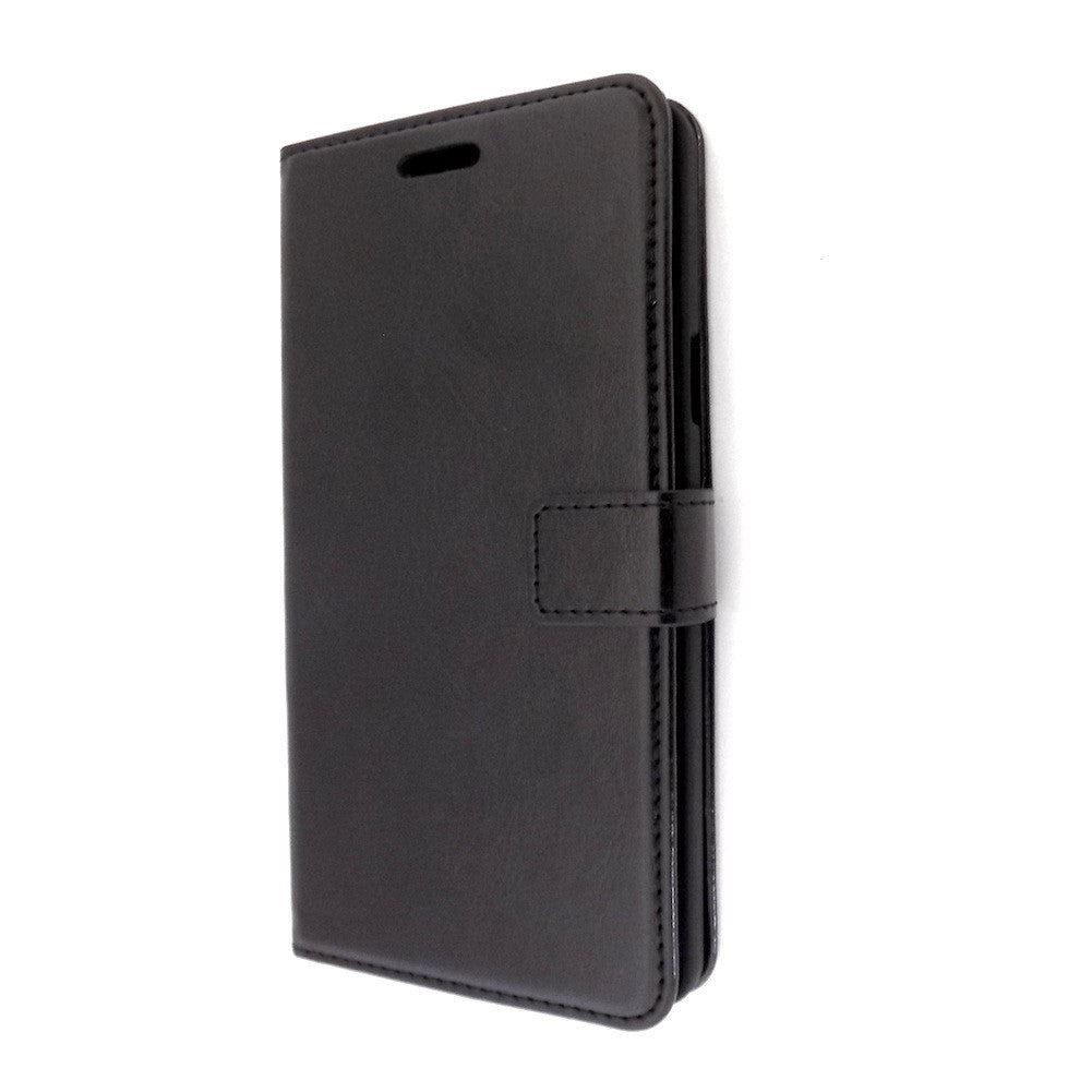 Bracevor Samsung Galaxy A7 Wallet Leather Case Cover Black