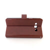 Bracevor Samsung Galaxy A7 Wallet Leather Case Cover Brown