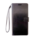 Deluxe Black Sony Xperia Z3 Wallet Leather Case Cover