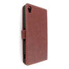 Bracevor Sony Xperia Z3 Wallet Leather Stand Case Cover- Brown