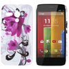 Bracevor Elegant Floral Design hard back case cover for Motorola Moto G