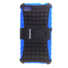 Bracevor Rugged Armor Hybrid Kickstand Case Cover for Blackberry Z10 - Blue