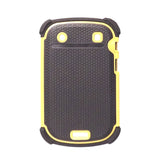 Triple Layer Defender Back Case for Blackberry Bold Touch 9930 9900 - Yellow