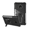 Motorola Moto E4 Plus [5.5 inch] Back Case Cover Hybrid 360 Rotating Kickstand