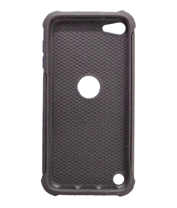 Bracevor Triple Layer Defender Back Case Cover for Apple iPod Touch 5 - Black 2